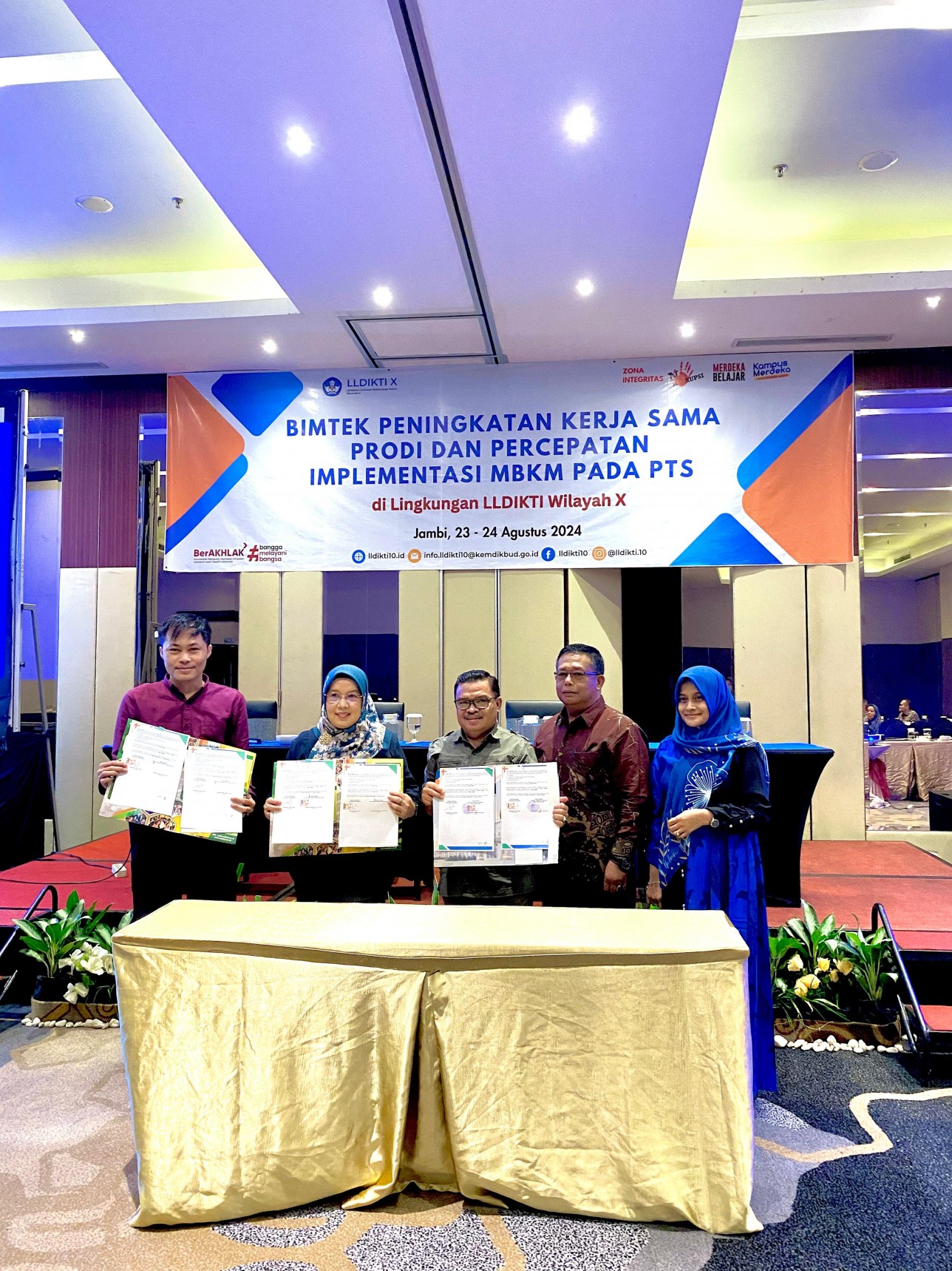 STKIP Muhammadiyah Sungai Penuh Hadiri Kegiatan Bimtek Peningkatan Kerja Sama Prodi dan Percepatan Implementasi MBKM di Jambi