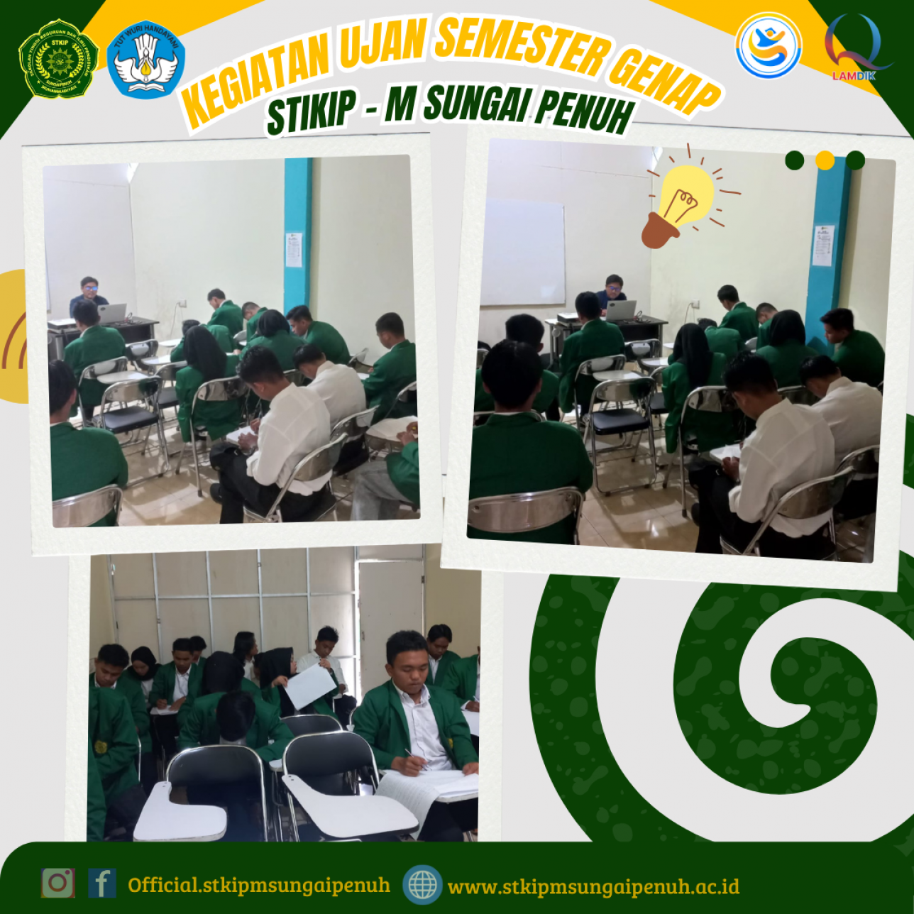 SELAMAT MENGIKUTI UJIAN SEMESTER GENAP STKIP MUHAMMADIYAH SUNGAI PENUH