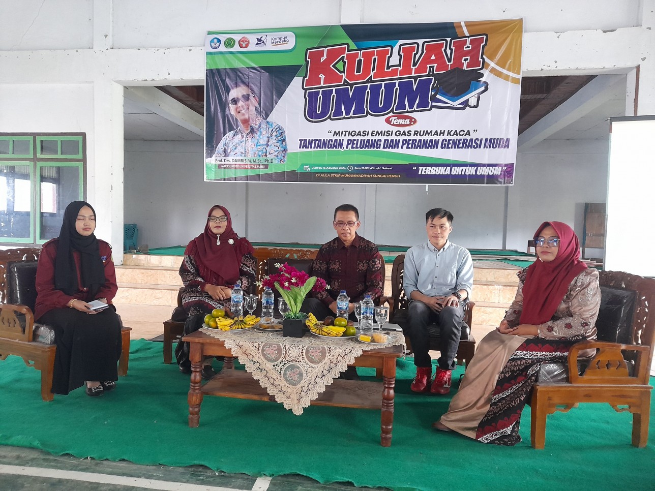 STKIP Muhammadiyah Sungai Penuh Gelar Kuliah Umum Tentang Mitigasi Emisi Gas Rumah Kaca