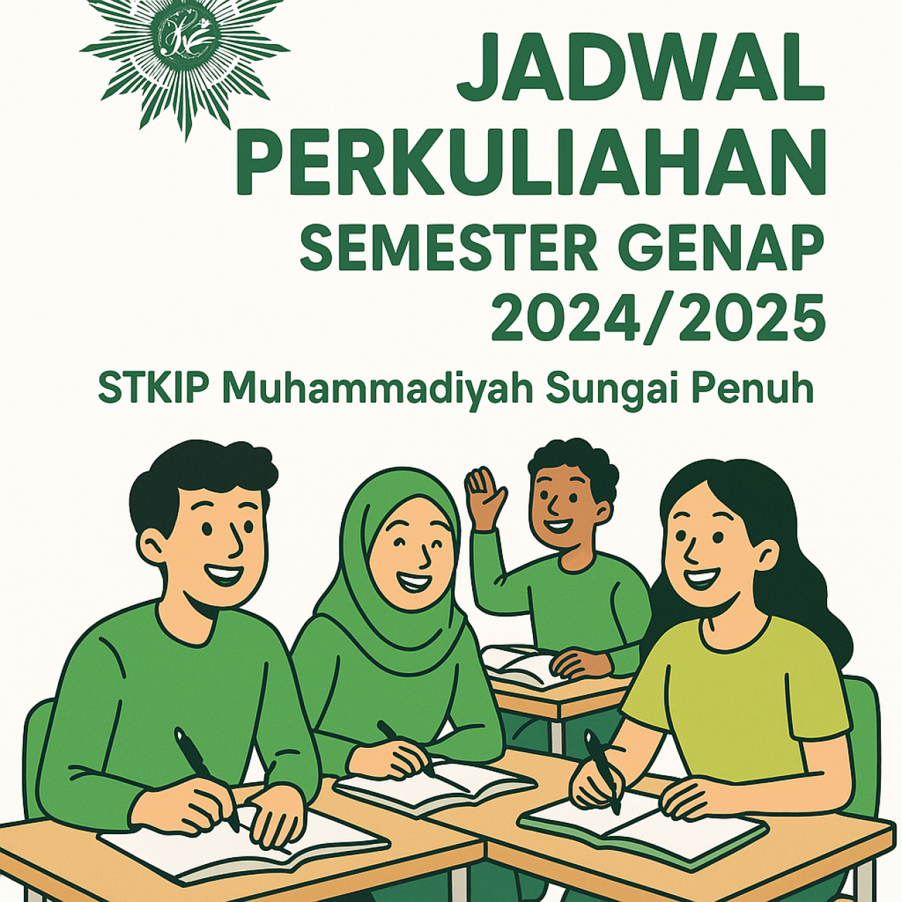 JADWAL PERKULIAHAN SEMESTER GENAP 2024-2025 STKIP MUHAMMADIYAH SUNGAI PENUH
